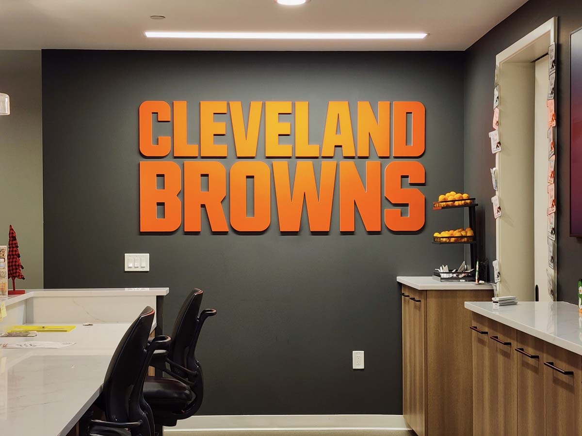 Cleveland Browns Columbus Sign Company