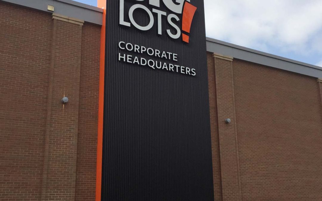 Big Lots Exterior Branding