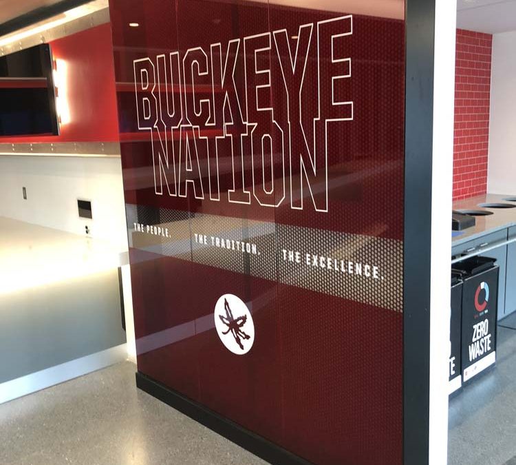 Buckeyes in glass
