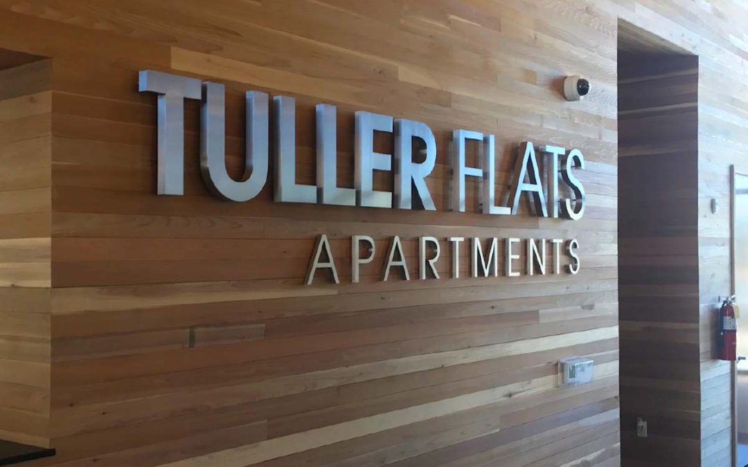 Tuller Flats Exterior Branding