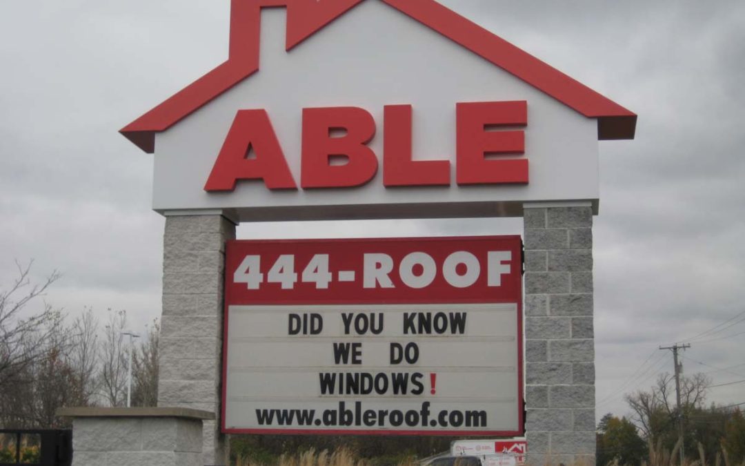 Able Roof Exterior Branding